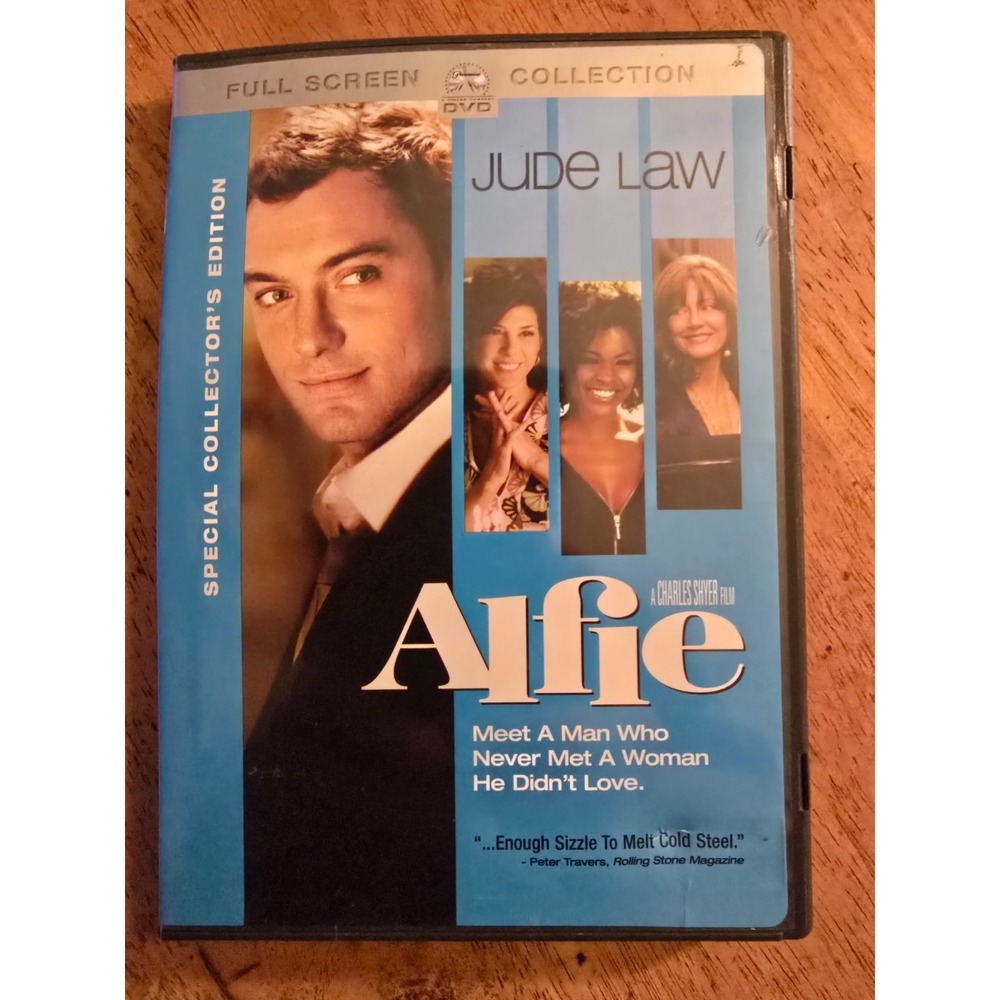Alfie (DVD, 2005, Full Screen‎ Version), Excellent Condition